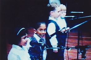 Chamara (4) and other tiny choir members