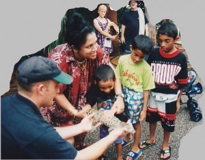 At the Berrimah Croc Park NT 2001