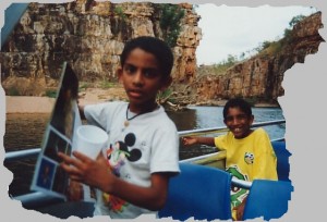 Kids at the Katherine Gorge NT 2001