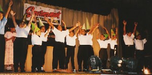 My  students performing a popular dance